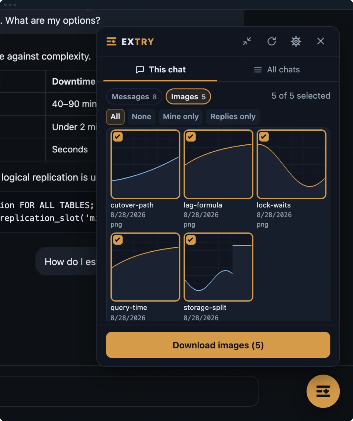 Download images from ChatGPT and DeepSeek — every picture from a chat
